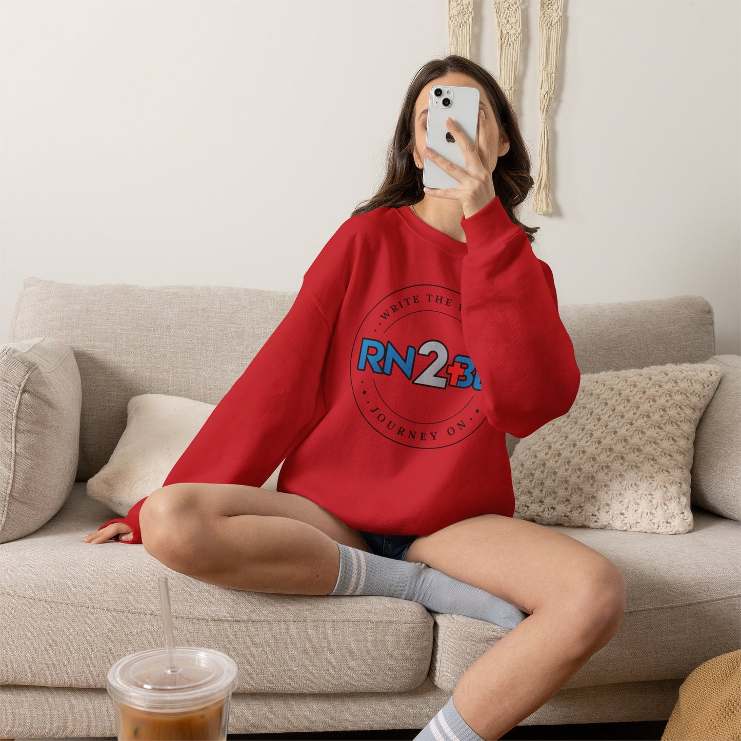 RN2BE Full Circle Logo Sweatshirt
