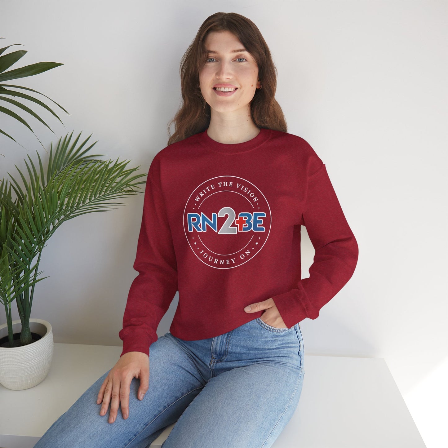 Copy of RN2BE Full Circle Logo Sweatshirt