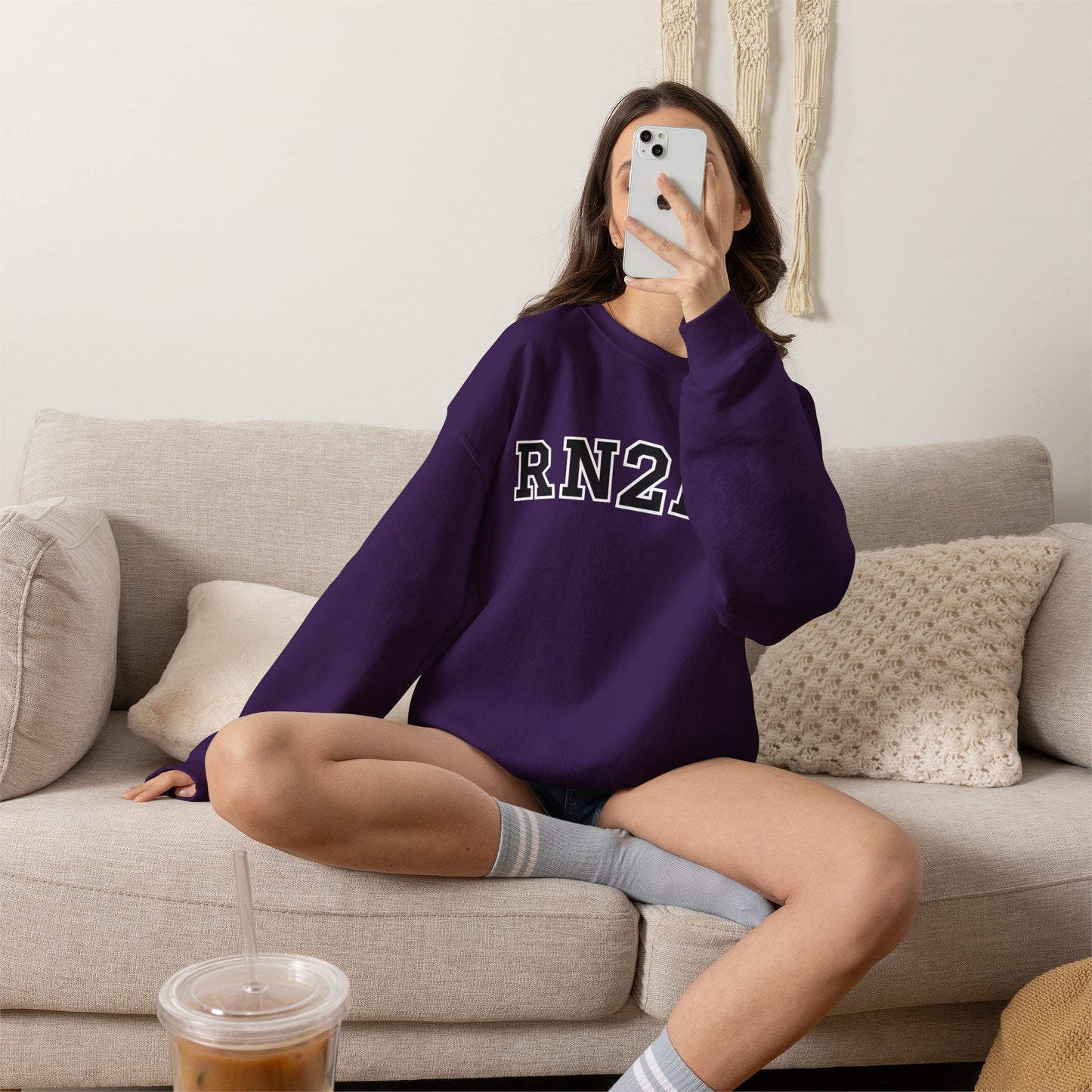 RN2BE® Logo Bold Sweatshirt