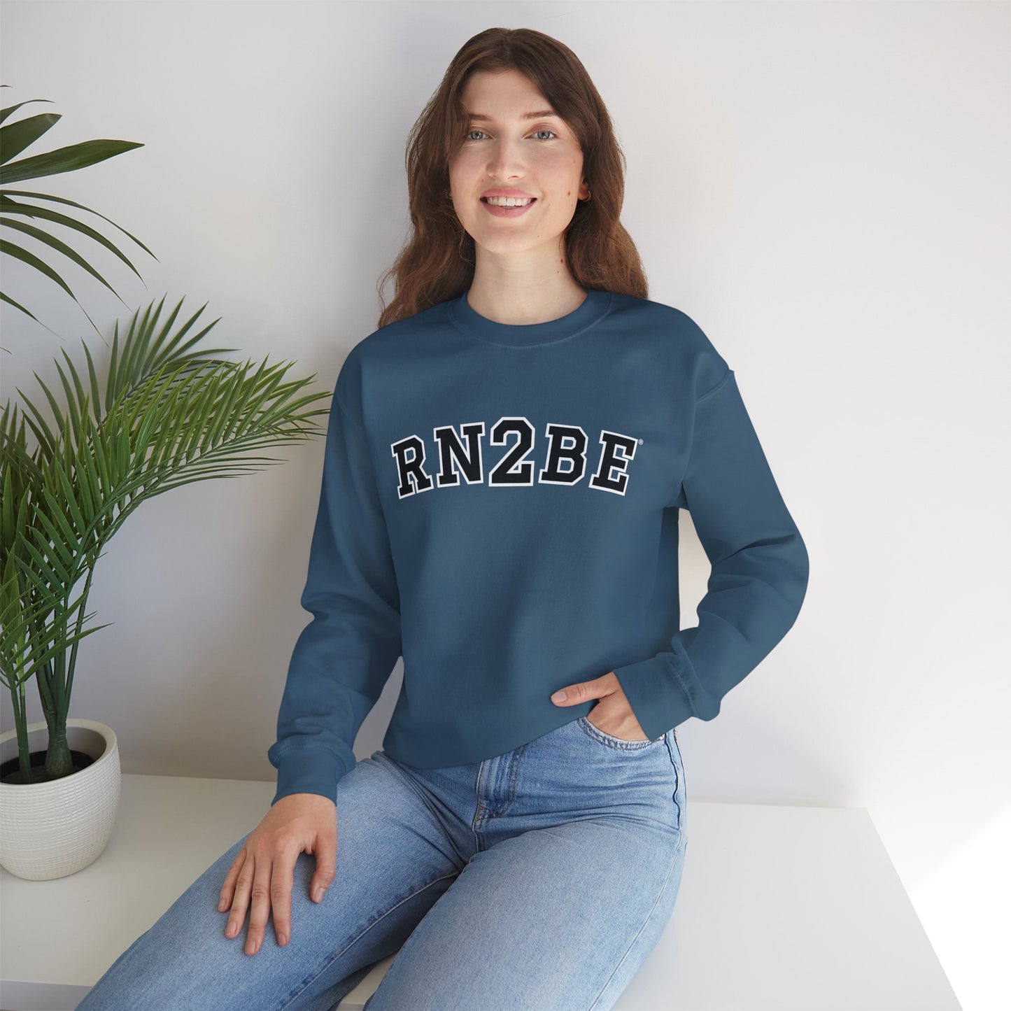 RN2BE® Logo Bold Sweatshirt