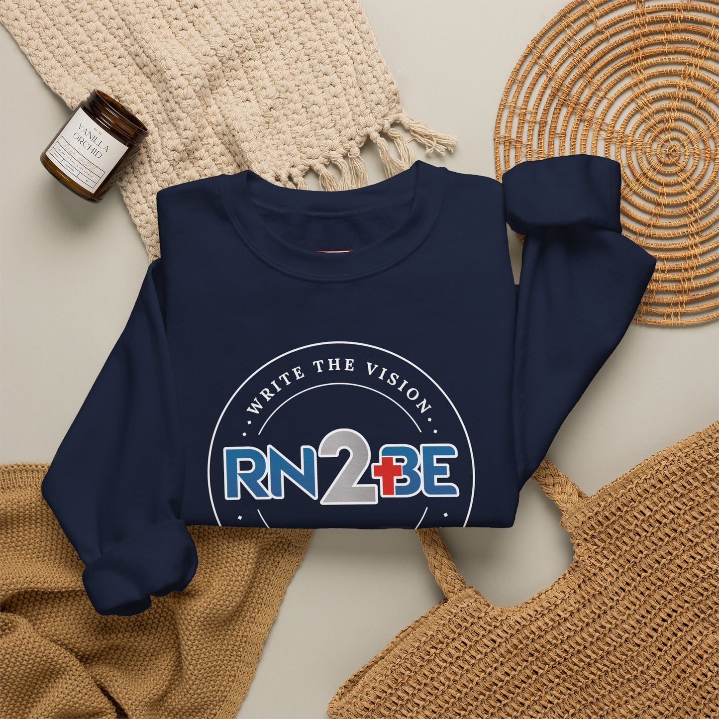 Copy of RN2BE Full Circle Logo Sweatshirt