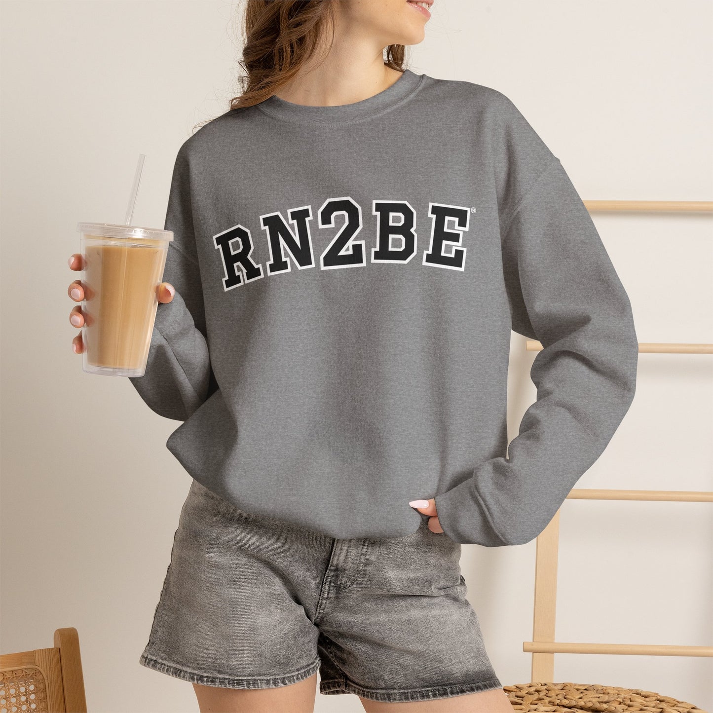 RN2BE® Logo Bold Sweatshirt