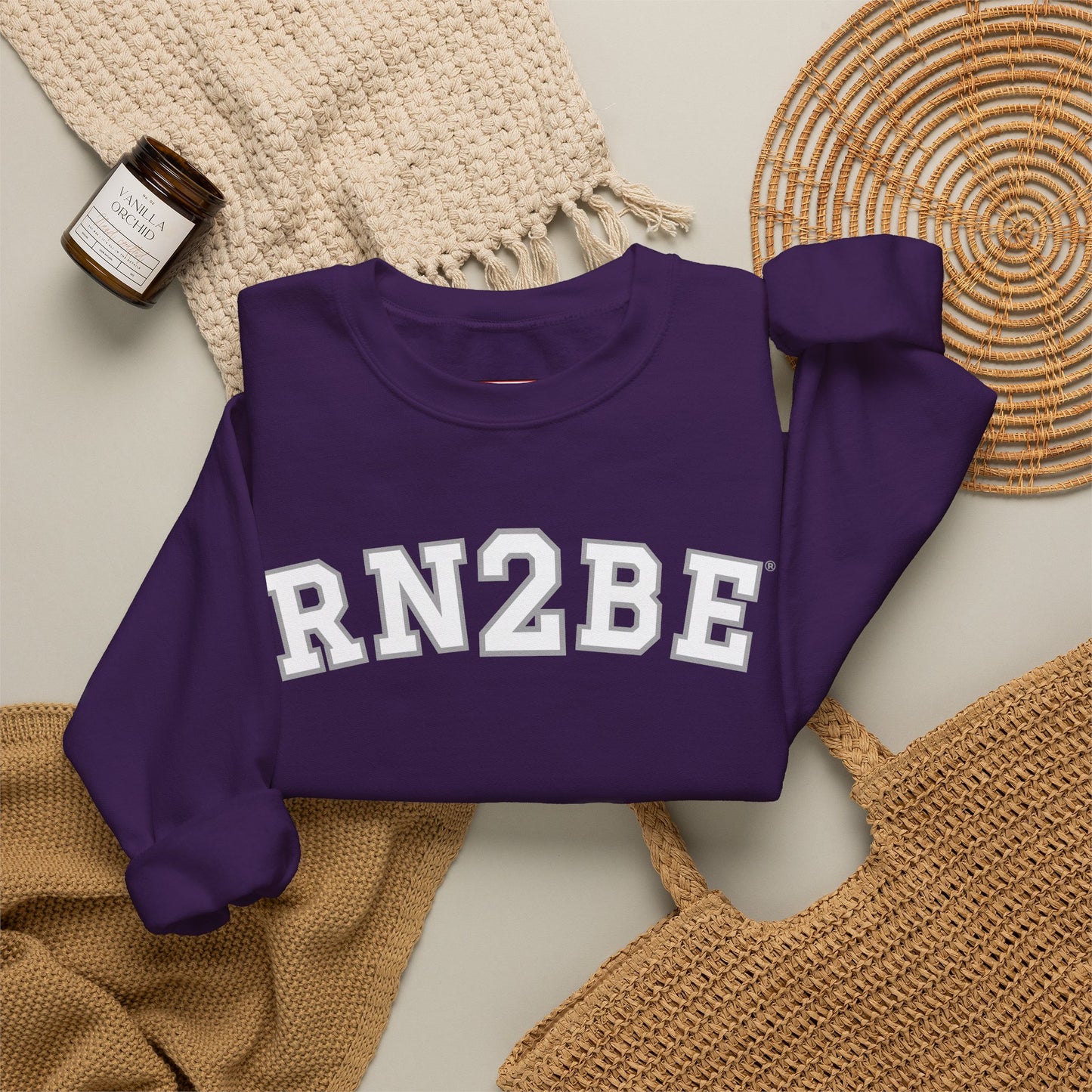RN2BE® Logo Bold Sweatshirt