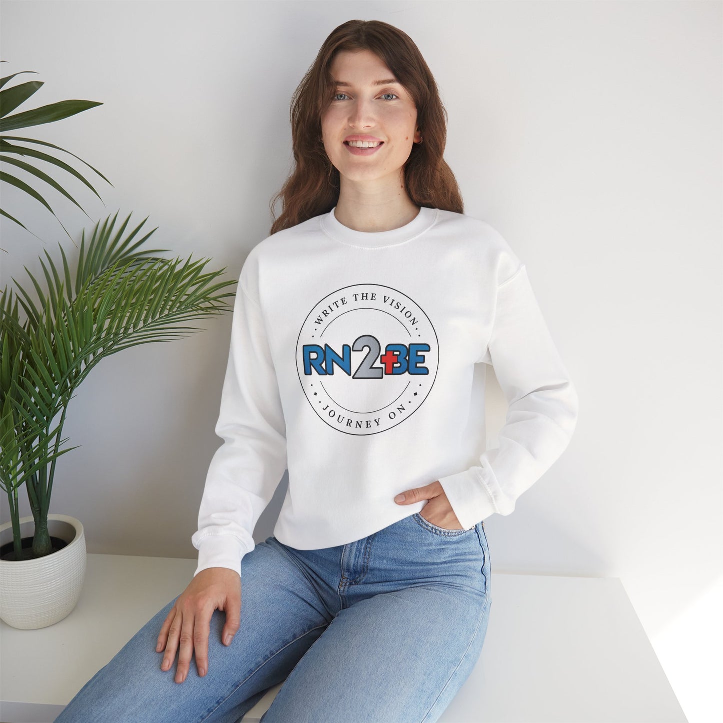 RN2BE Full Circle Logo Sweatshirt BLK