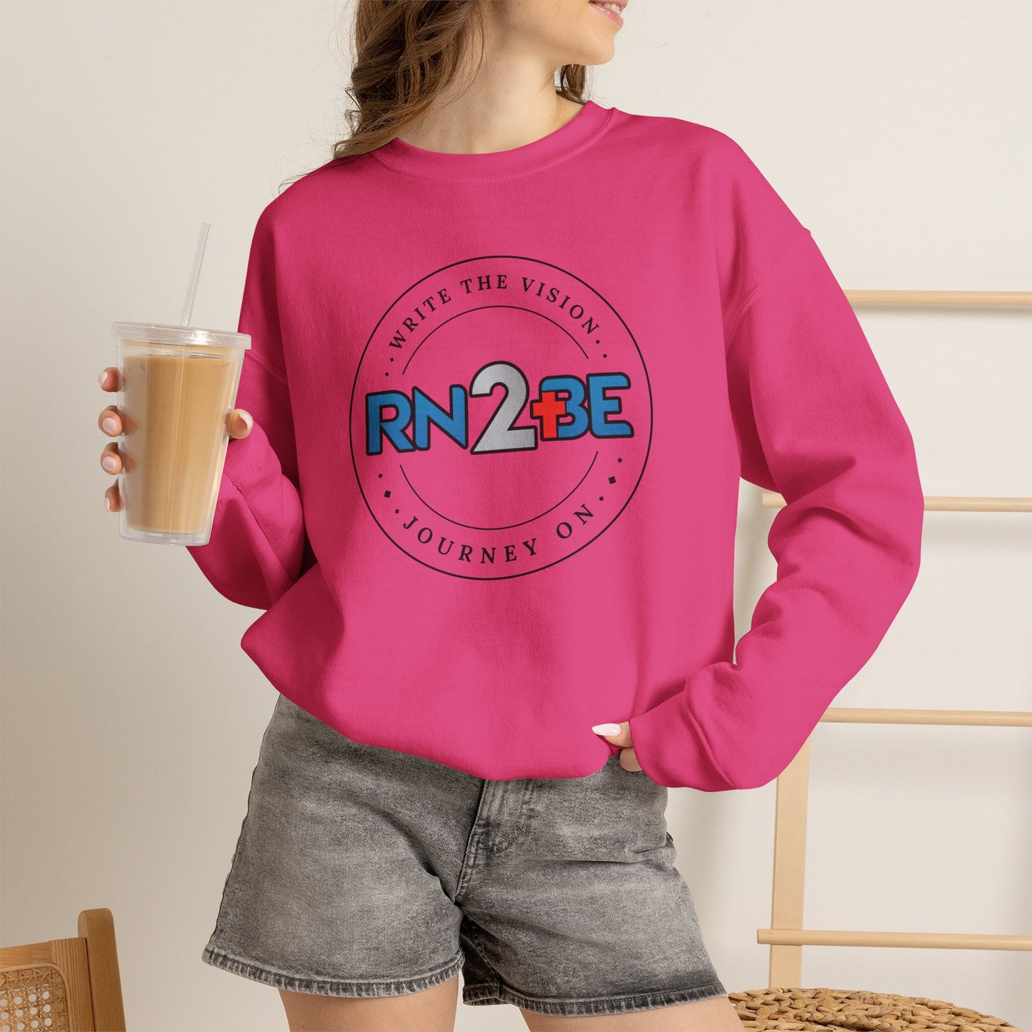 RN2BE Full Circle Logo Sweatshirt BLK