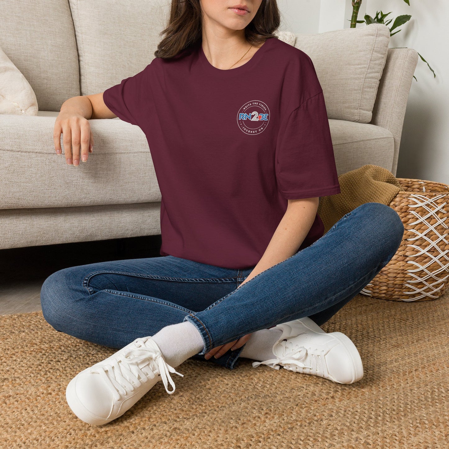 RN2BE Full Circle T-shirt WHT