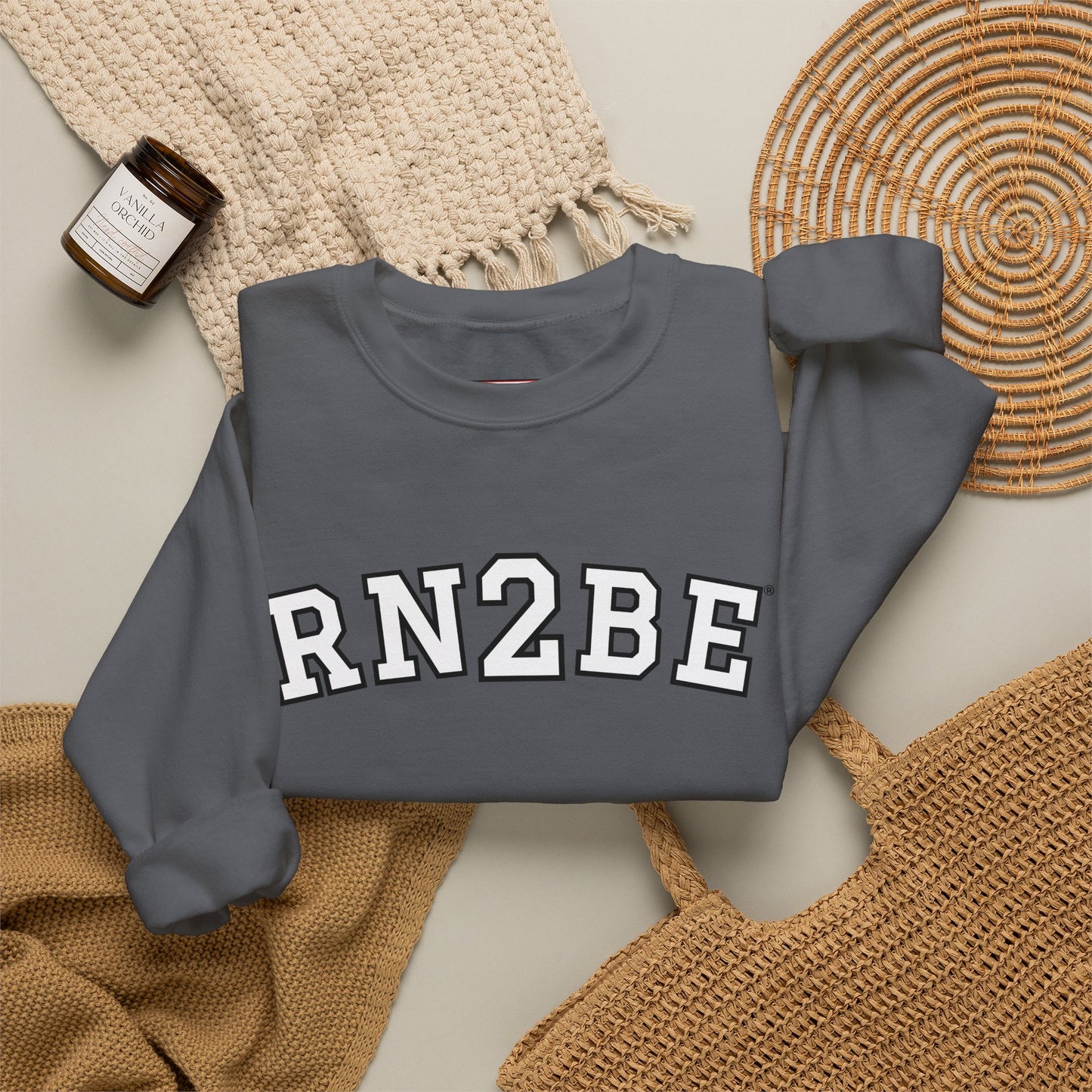 RN2BE® Logo Bold Sweatshirt