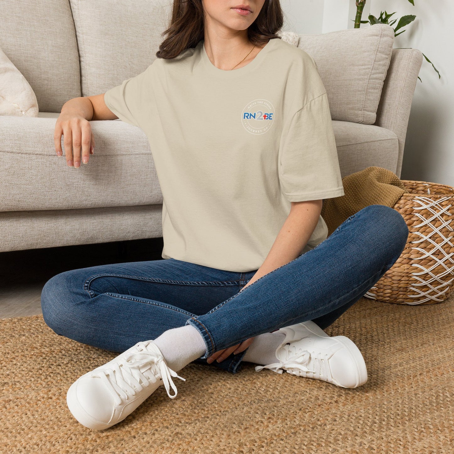RN2BE Full Circle T-shirt WHT
