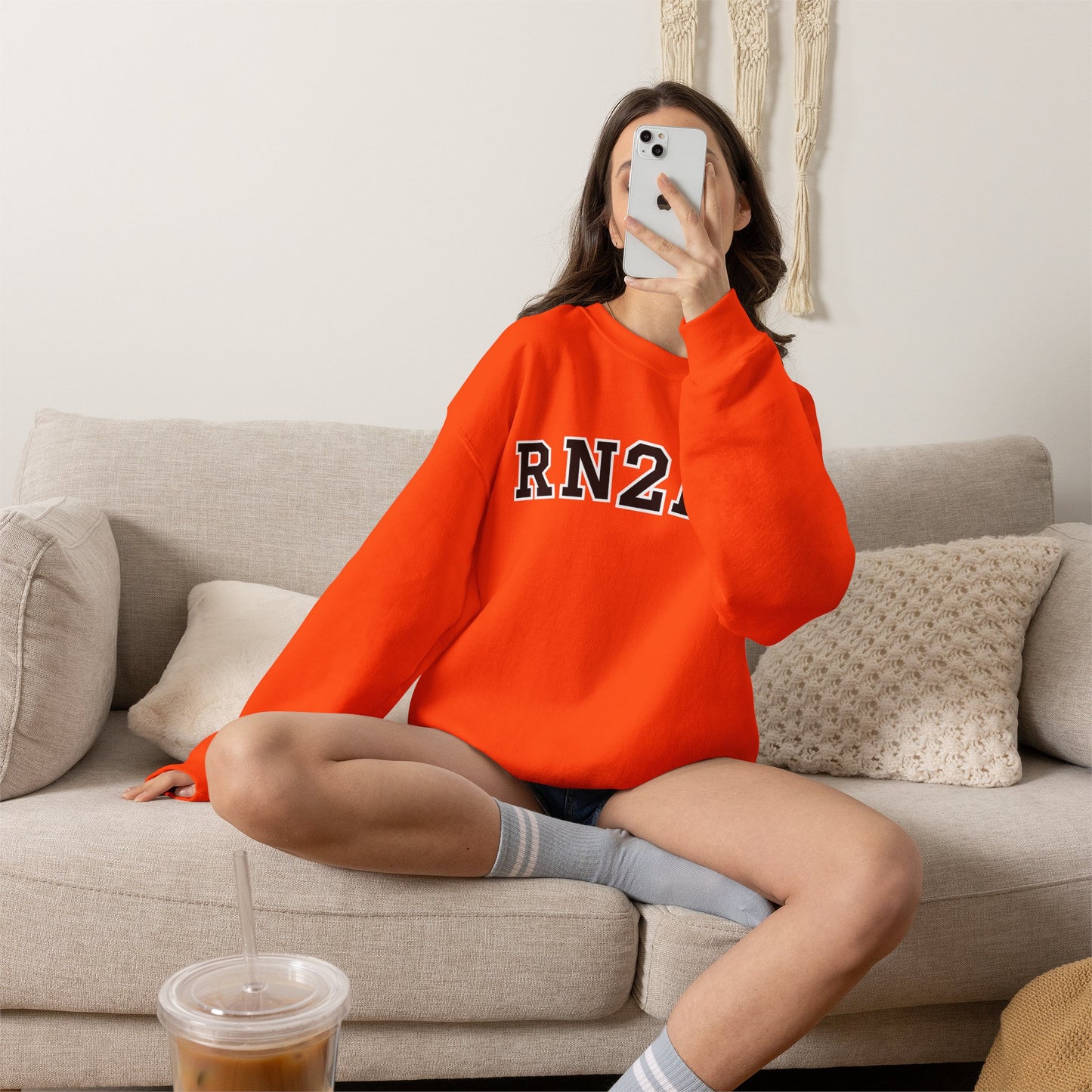 RN2BE® Logo Bold Sweatshirt
