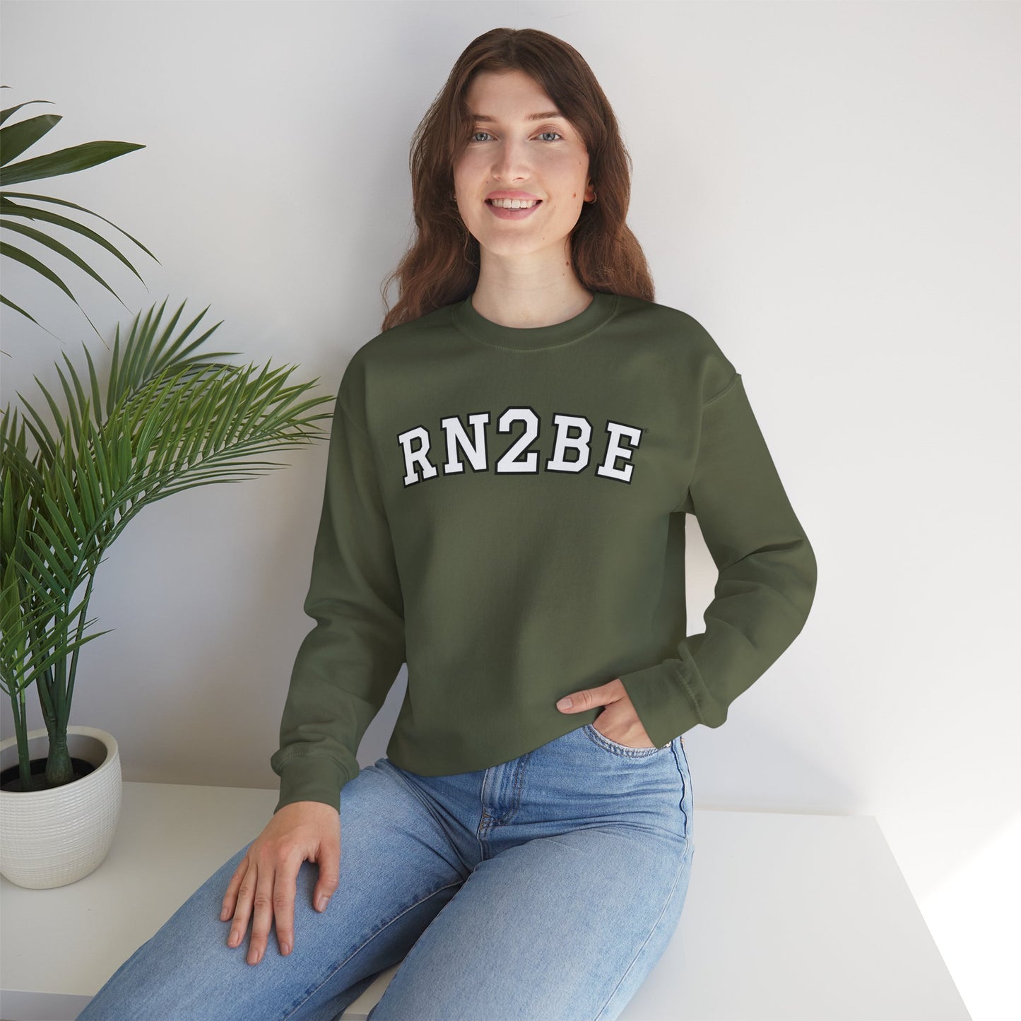 RN2BE® Logo Bold Sweatshirt