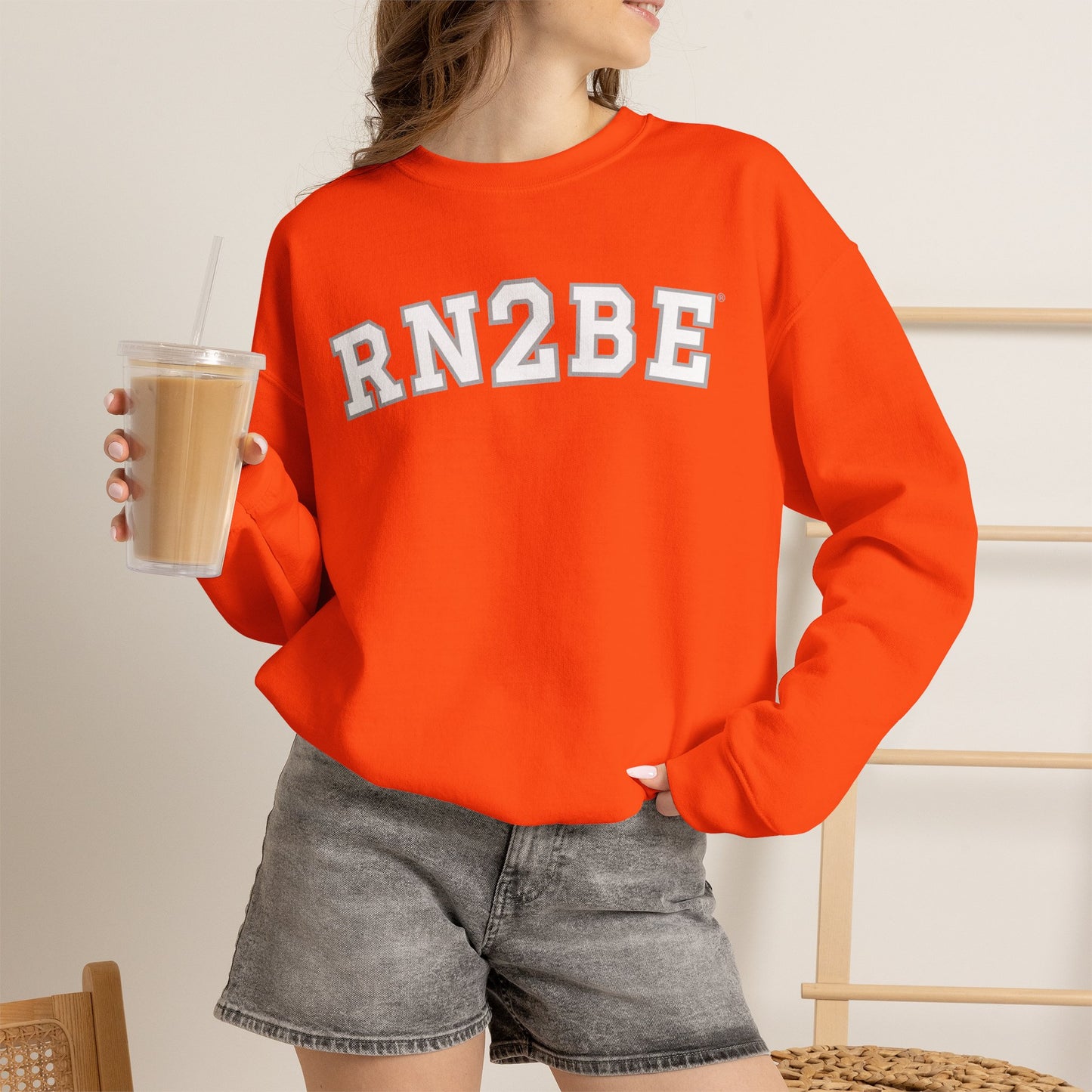 RN2BE® Logo Bold Sweatshirt