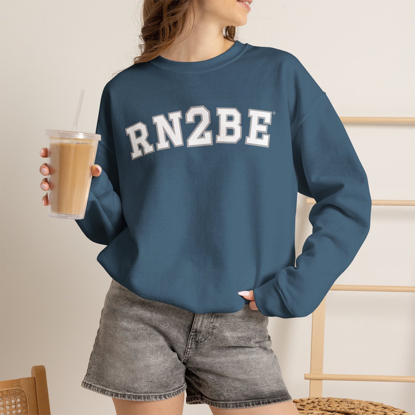 RN2BE® Logo Bold Sweatshirt