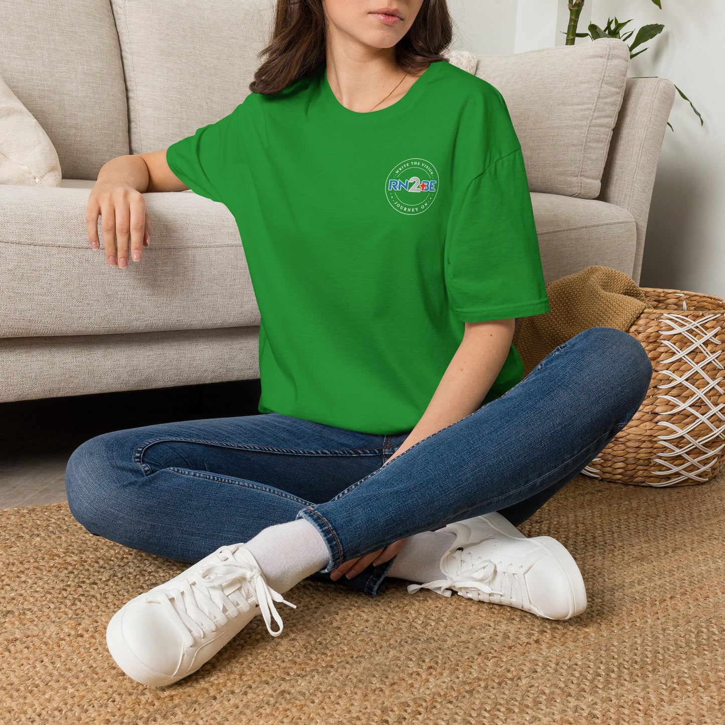 RN2BE Full Circle T-shirt WHT