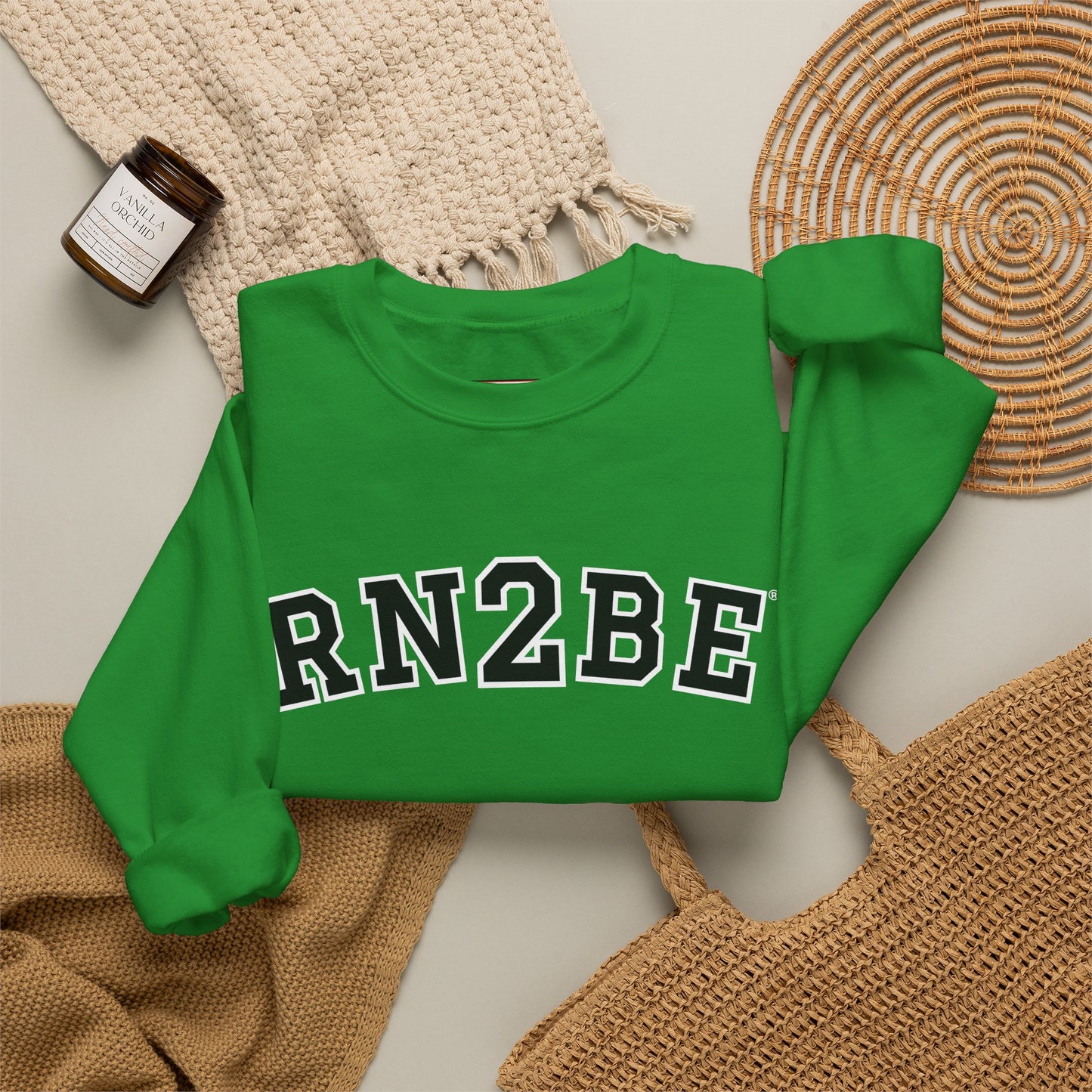 RN2BE® Logo Bold Sweatshirt