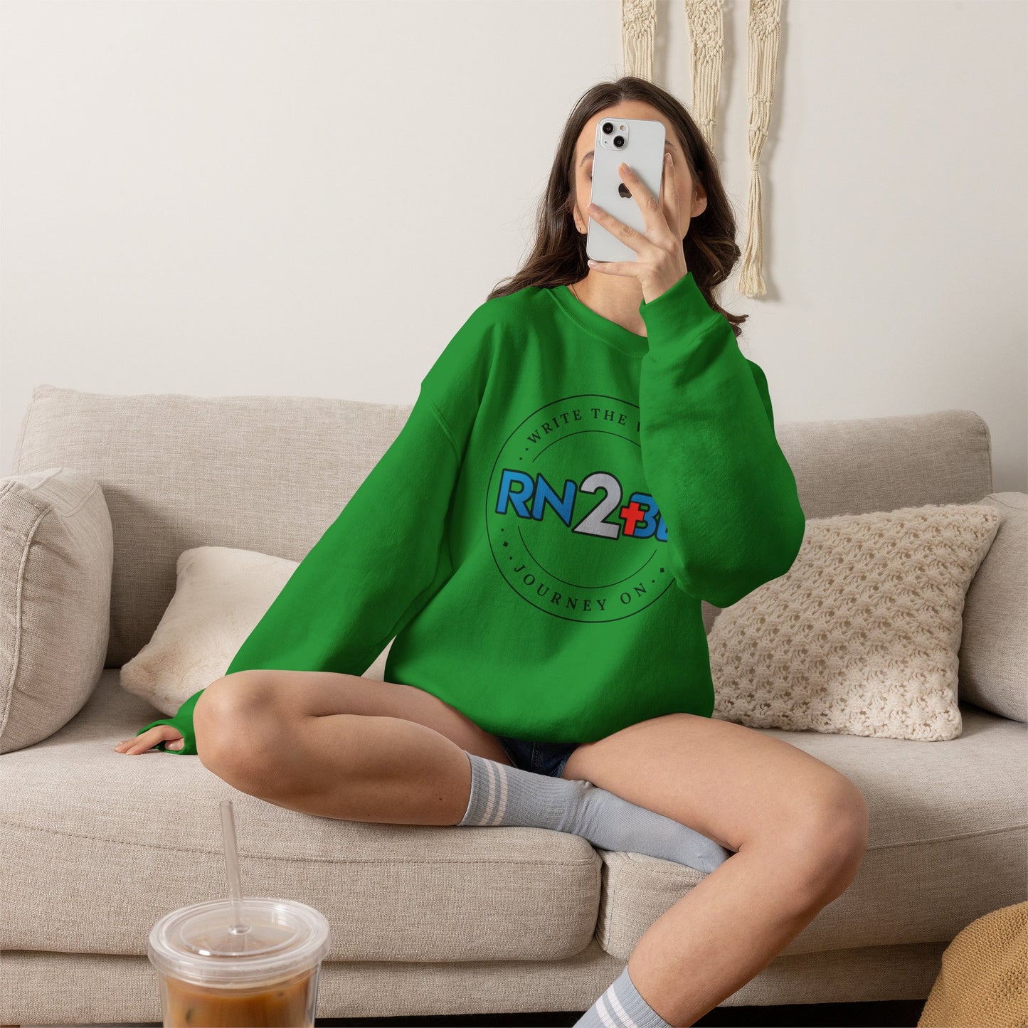 RN2BE Full Circle Logo Sweatshirt