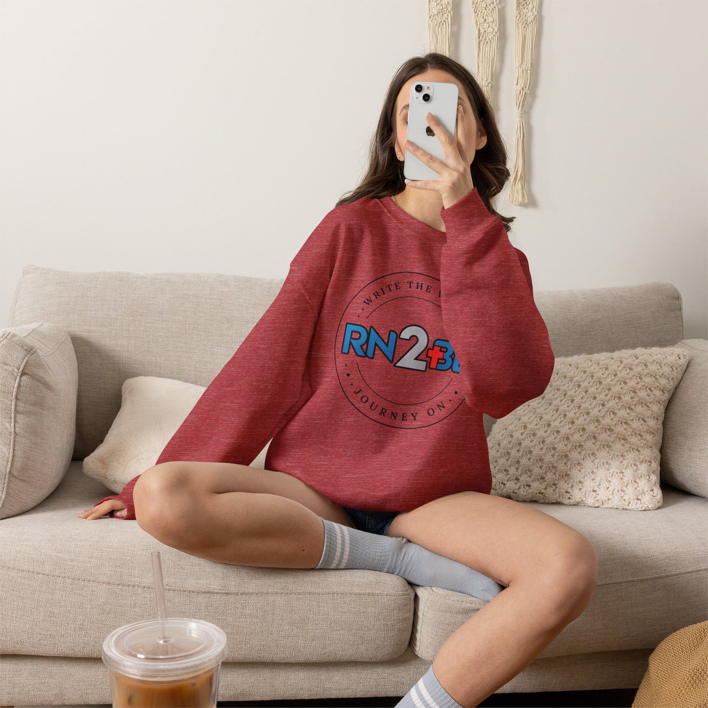 RN2BE Full Circle Logo Sweatshirt