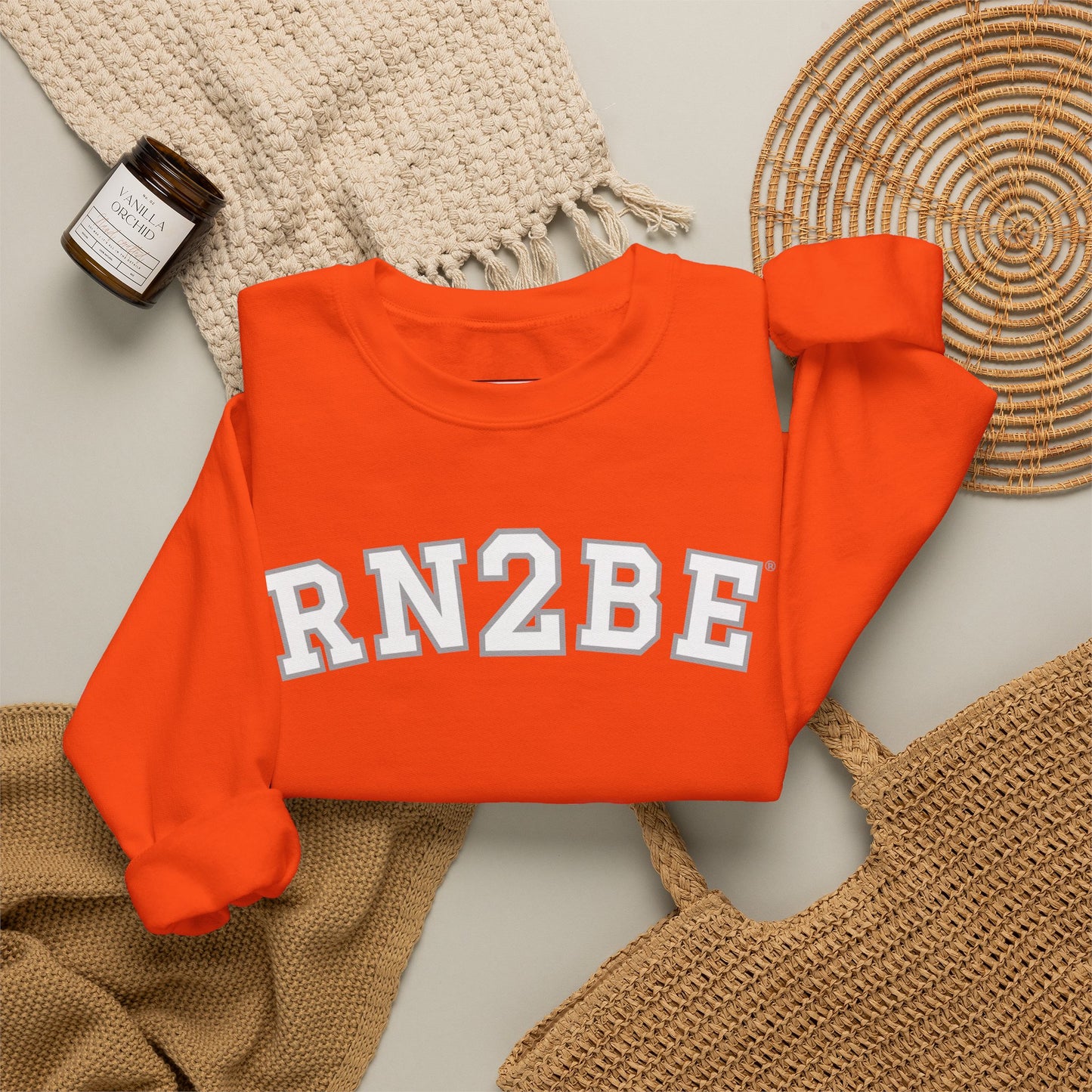 RN2BE® Logo Bold Sweatshirt