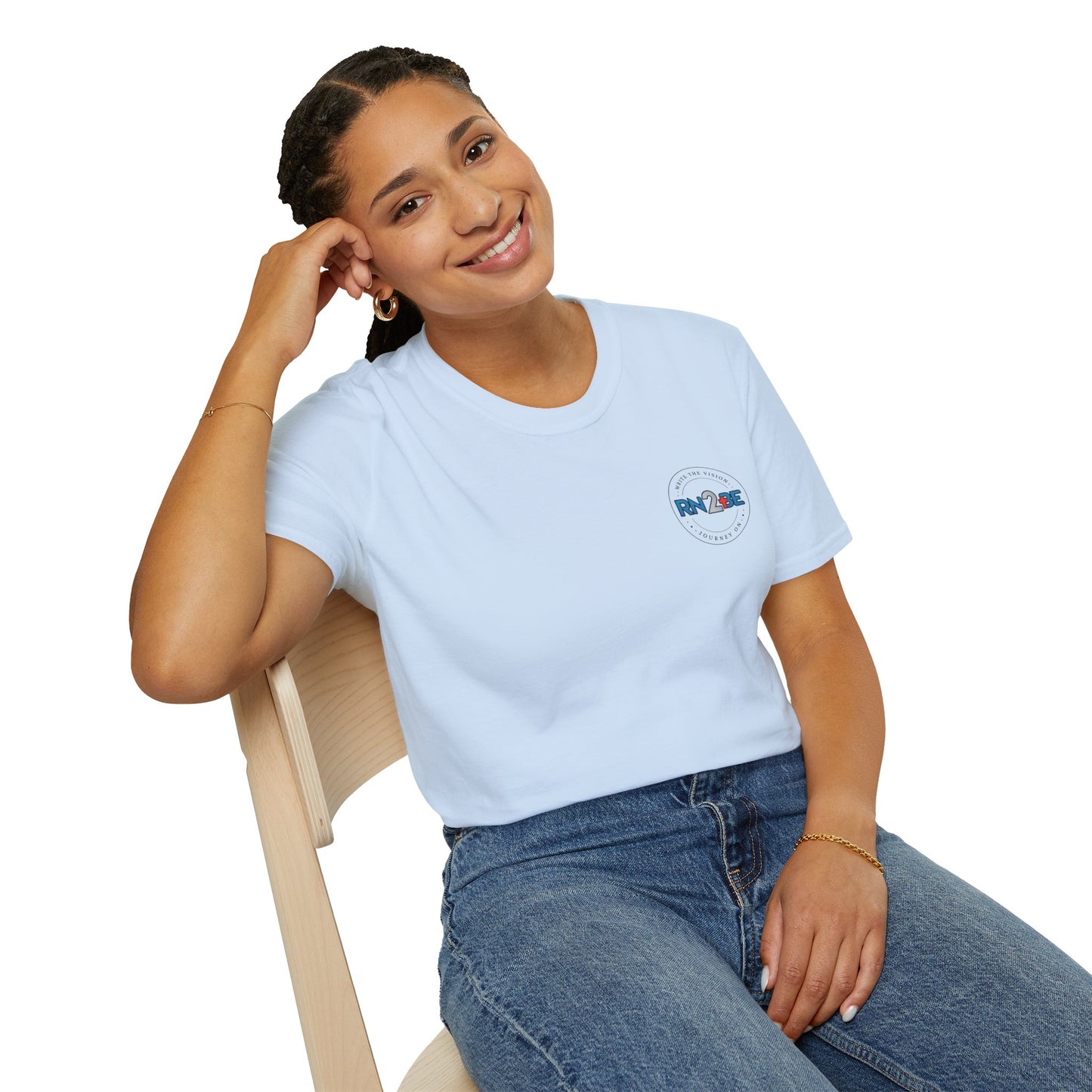 RN2BE_WTV: Full Circle T-shirt BLK
