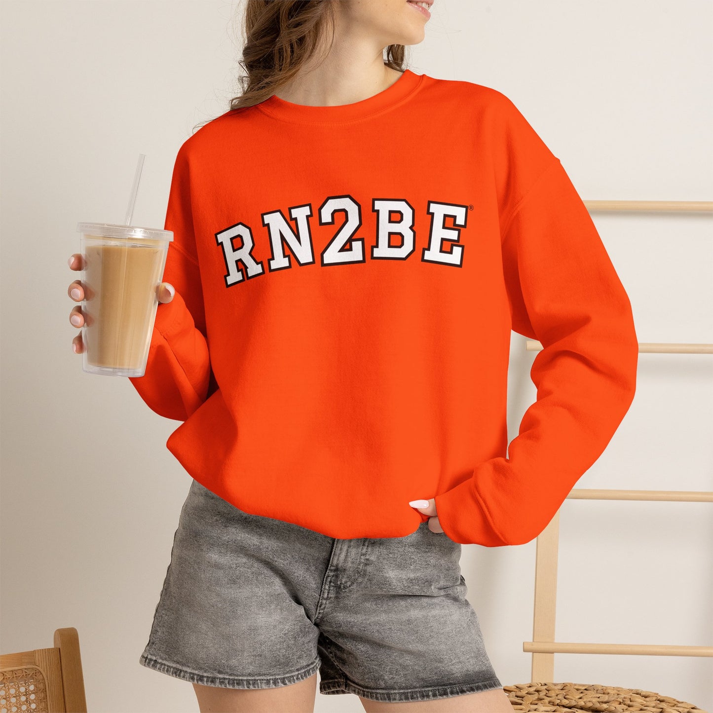 RN2BE® Logo Bold Sweatshirt