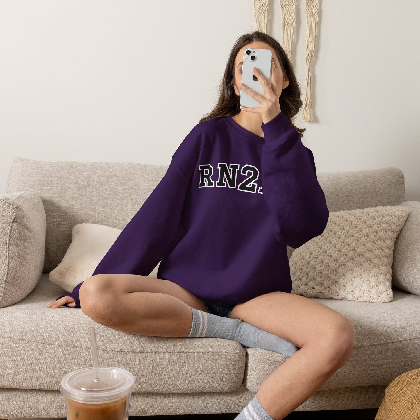 RN2BE® Logo Bold Sweatshirt