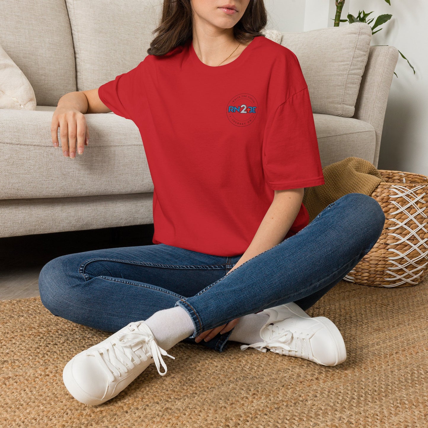 RN2BE_WTV: Full Circle T-shirt BLK
