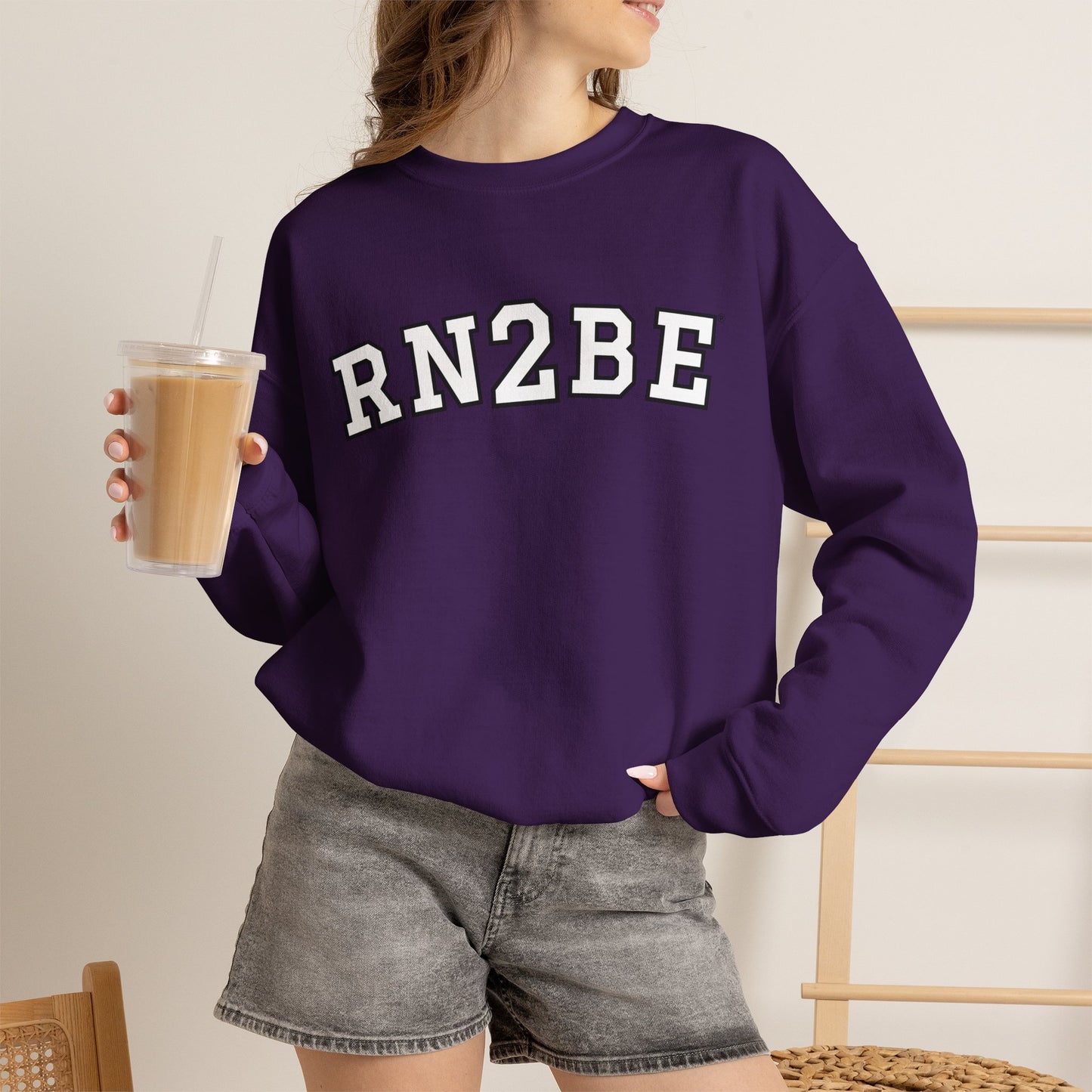 RN2BE® Logo Bold Sweatshirt