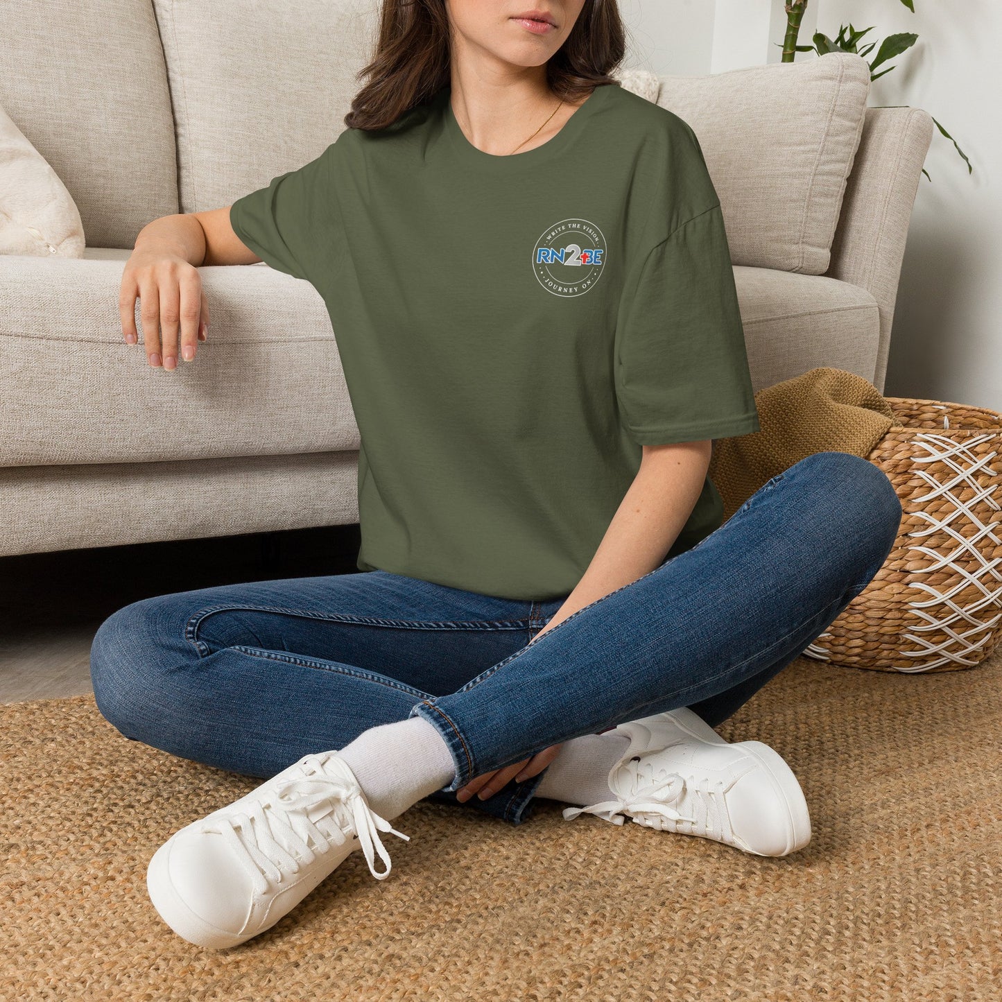 RN2BE Full Circle T-shirt WHT