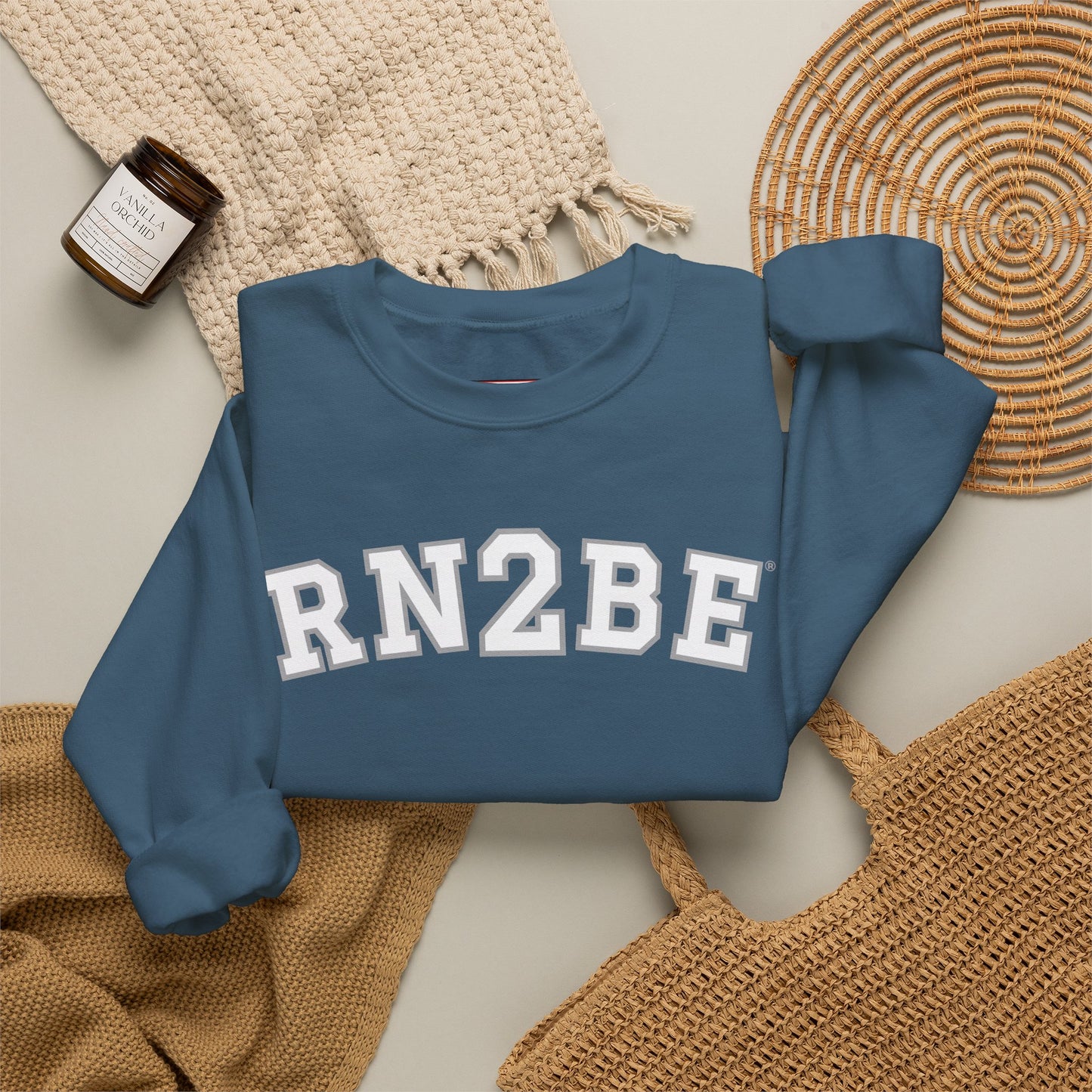 RN2BE® Logo Bold Sweatshirt