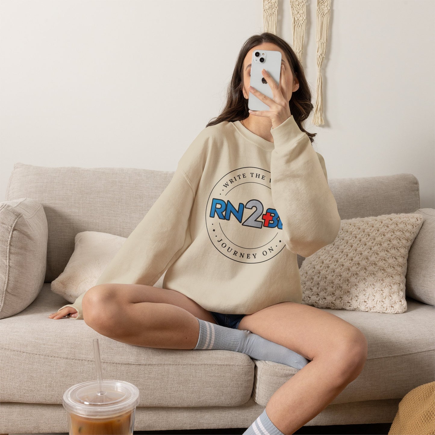 RN2BE Full Circle Logo Sweatshirt