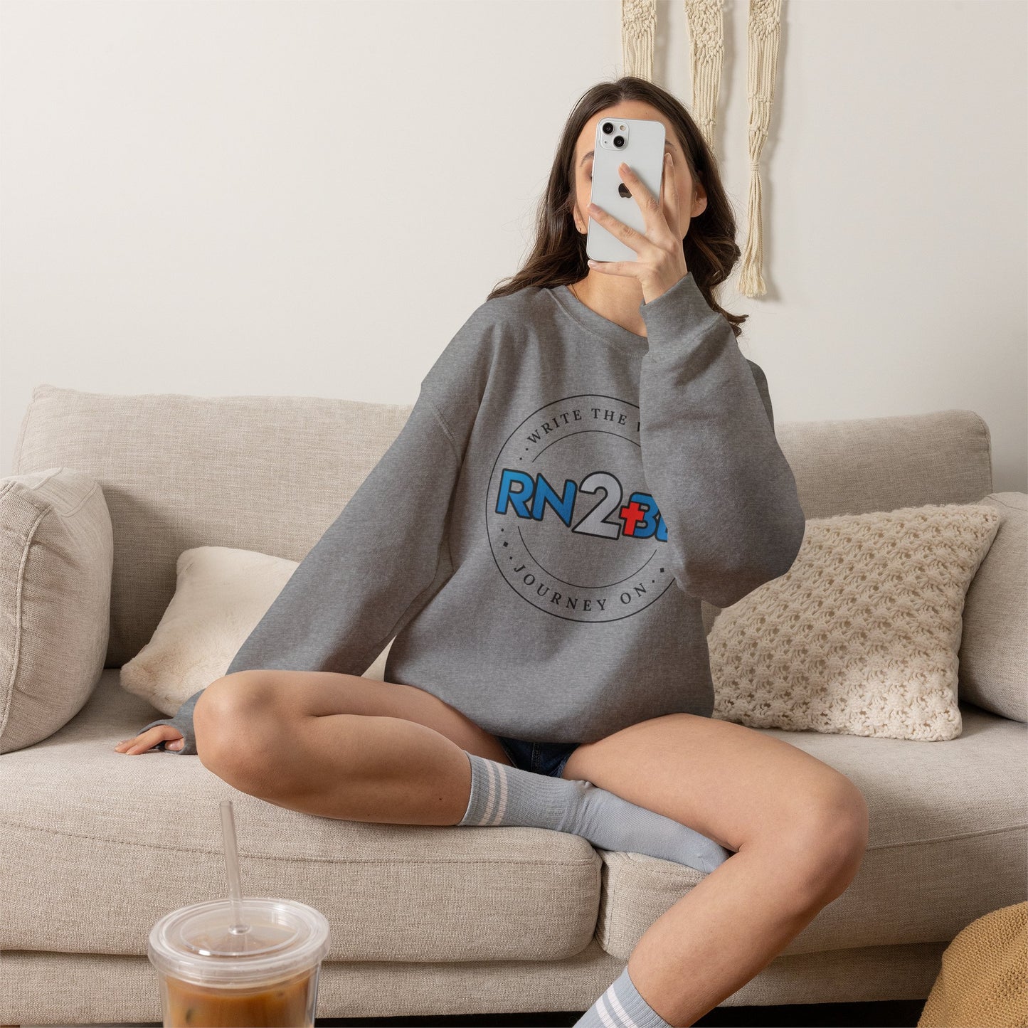 RN2BE Full Circle Logo Sweatshirt