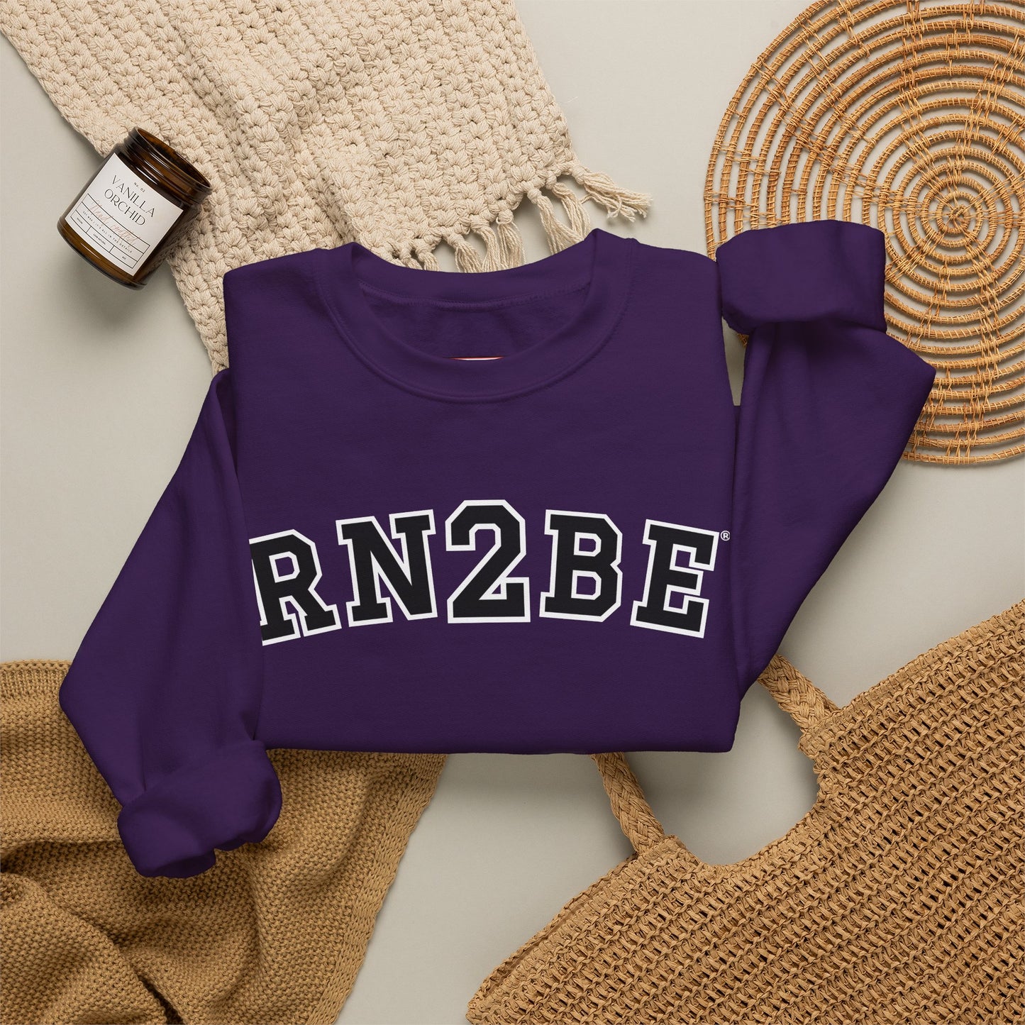 RN2BE® Logo Bold Sweatshirt