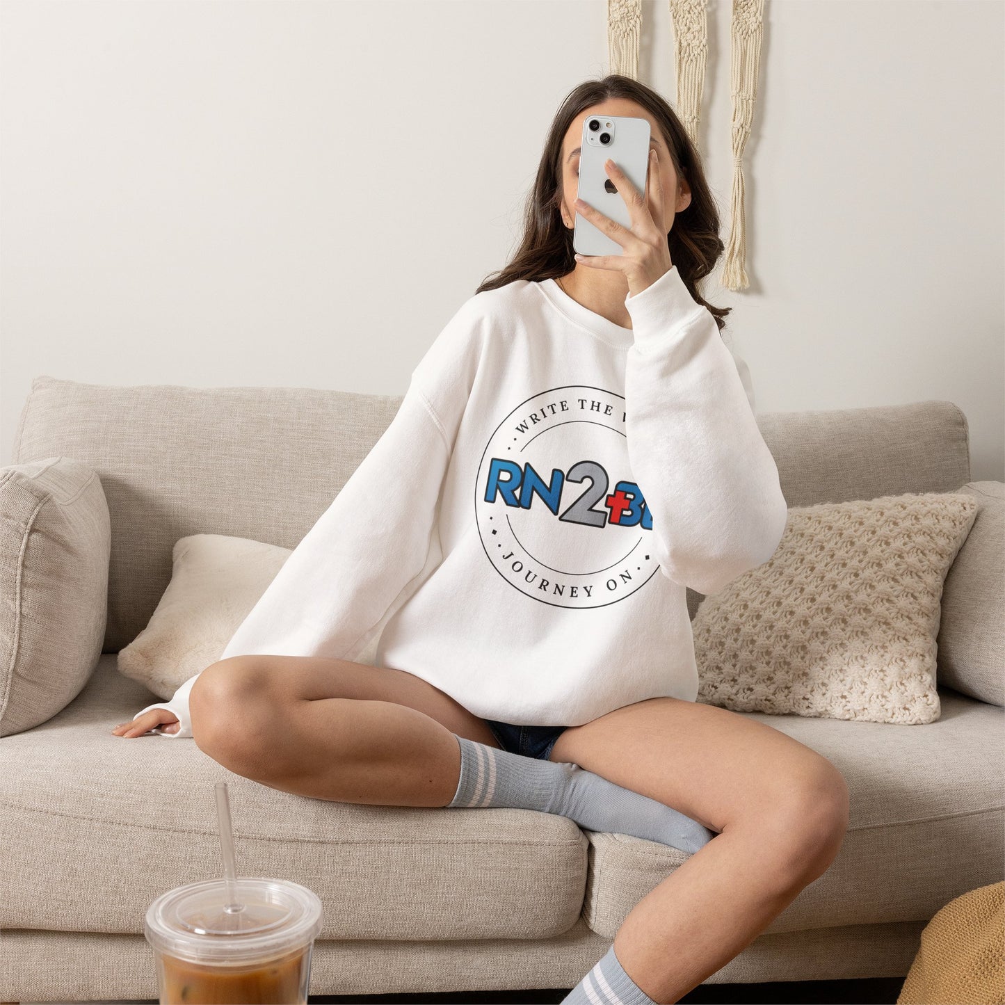 RN2BE Full Circle Logo Sweatshirt