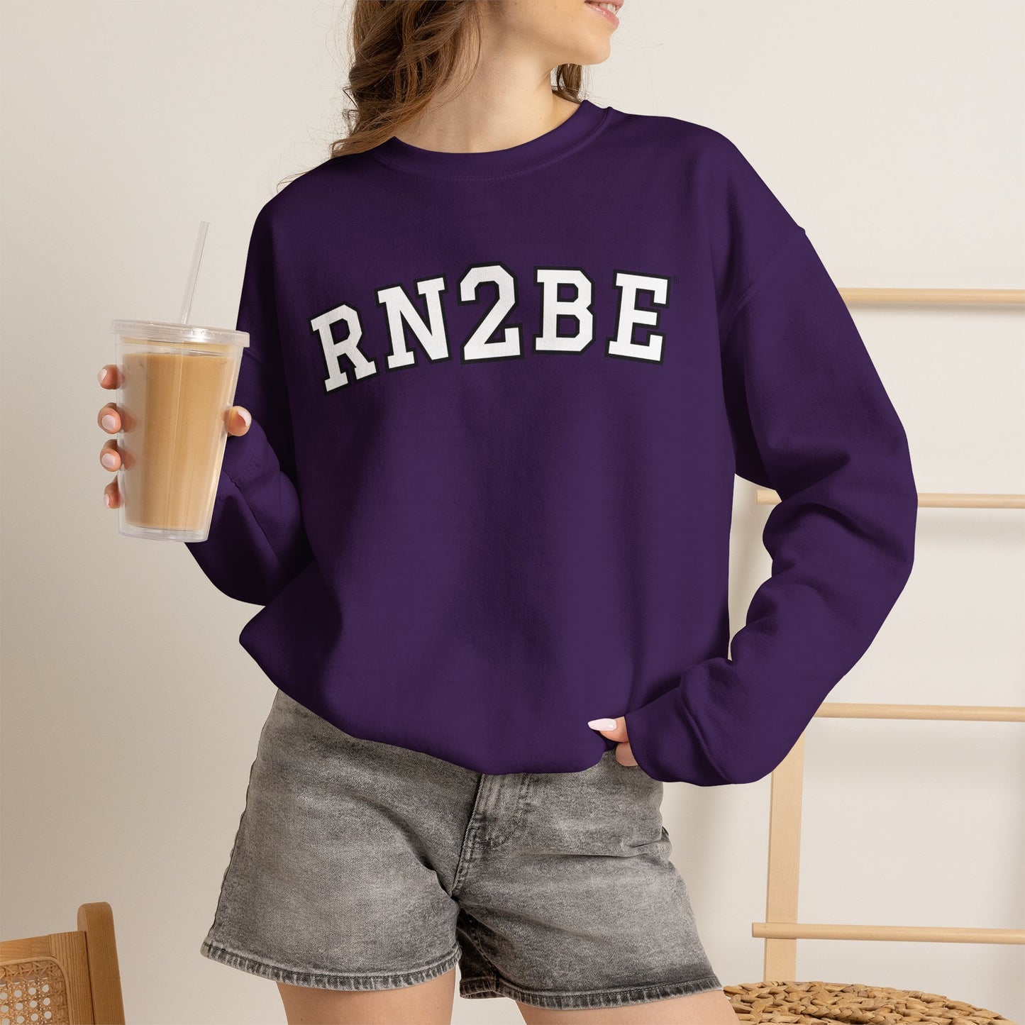 RN2BE® Logo Bold Sweatshirt