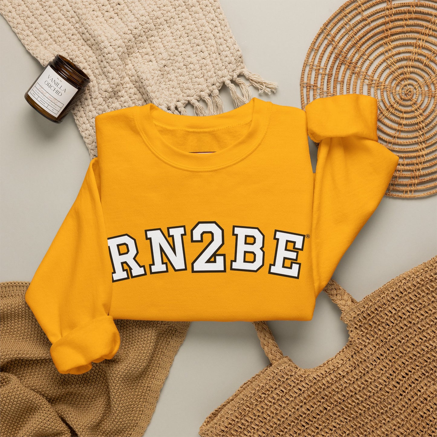 RN2BE® Logo Bold Sweatshirt