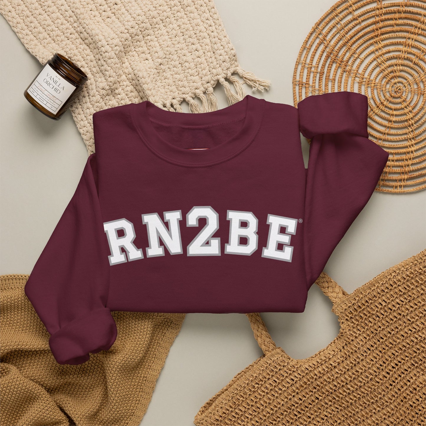 RN2BE® Logo Bold Sweatshirt