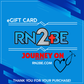 *Tarjeta de regalo electrónica RN2BE